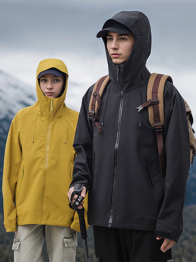 New Bird Home Outdoor Mountaineering Hard Shell Jacket Men's Three-proof Fabric Fashion Trendy Multi-color Optional Couple Jacket