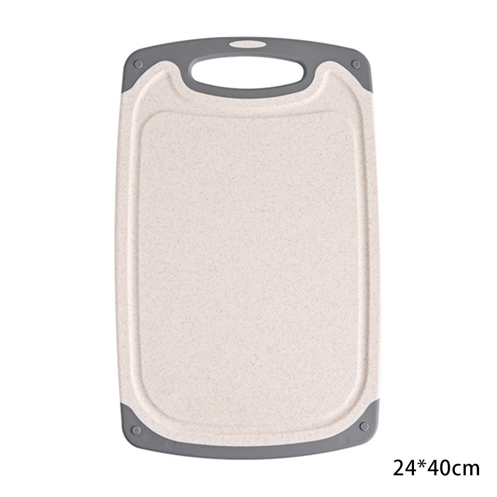 Wheat Straw Cutting Board Set - Multifunctional Double-Sided Kitchen Chopping Board (3-Pack)