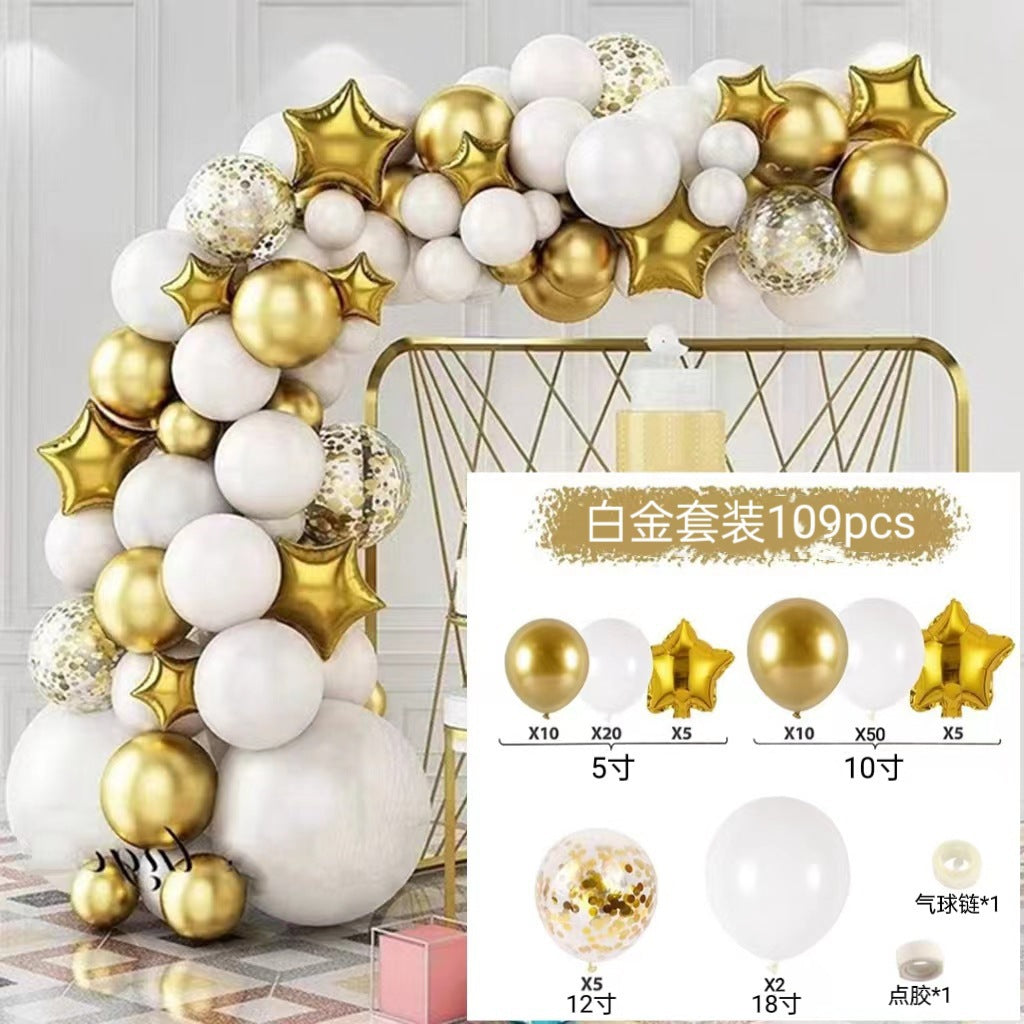Pink Balloon Arch Garland Set - Birthday & Wedding Party Decoration Kit