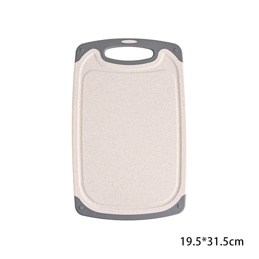 Wheat Straw Cutting Board Set - Multifunctional Double-Sided Kitchen Chopping Board (3-Pack)