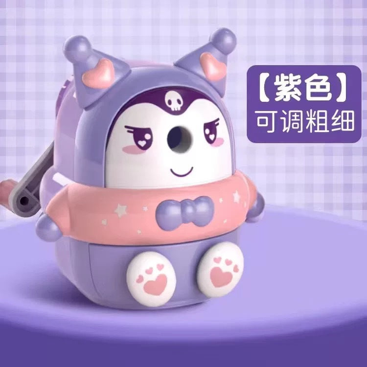Dingbang cartoon pencil sharpener roll pen hand-cranked primary school children's kindergarten automatic Pen pencil sharpener machine
