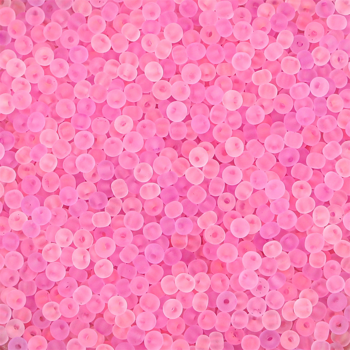 High quality domestic transparent frosted rice beads loose beads handmade DIY bracelet necklace accessories material factory direct sales