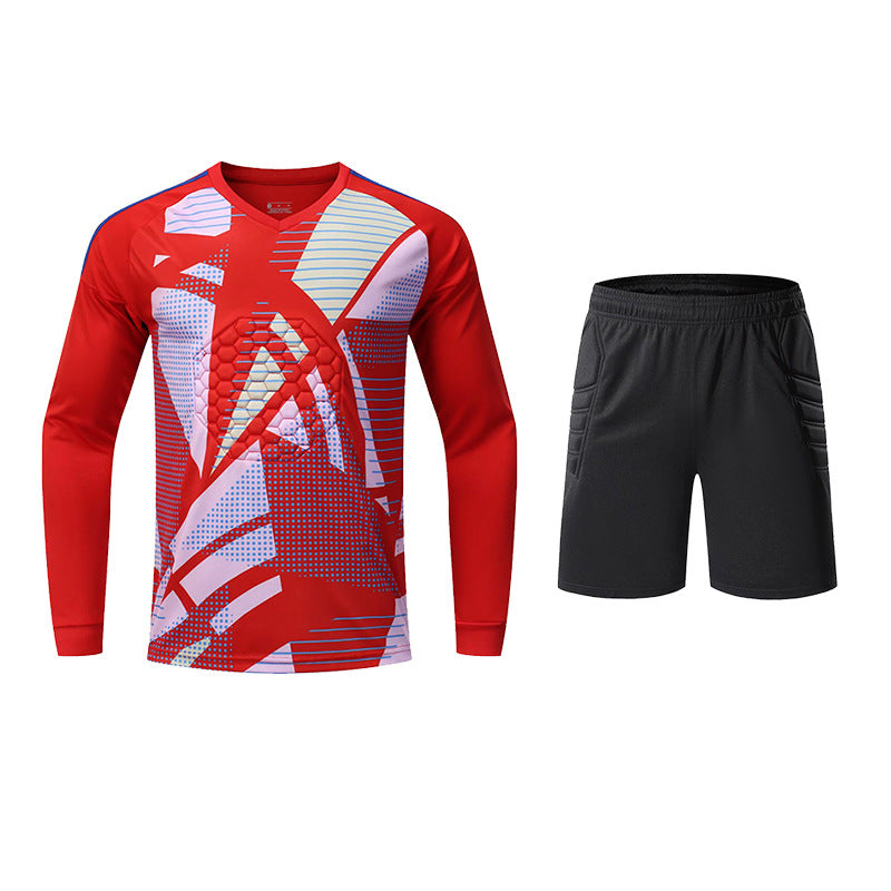 Camouflage Football Goalkeeper Uniform - Men's & Women's Game Jersey Set