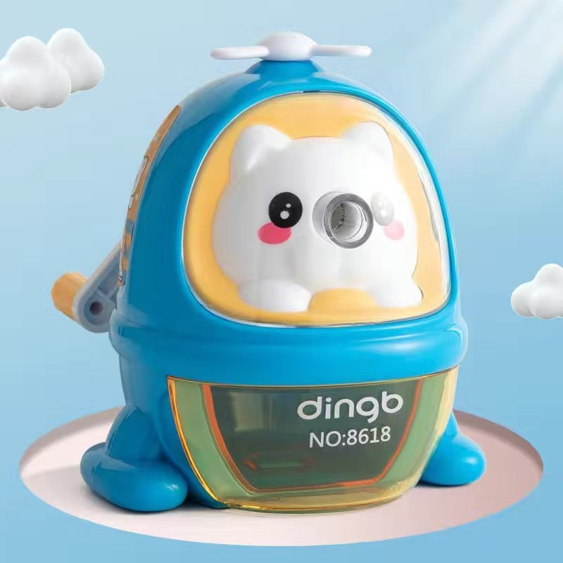 Dingbang cartoon pencil sharpener roll pen hand-cranked primary school children's kindergarten automatic Pen pencil sharpener machine