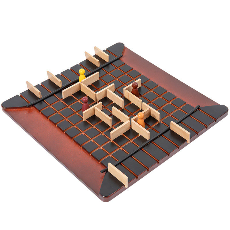 Step by Step Wooden Children's Double Logical Thinking Desktop Game Chess Multiplayer Benefit Intelligence Inspired Brain Toys