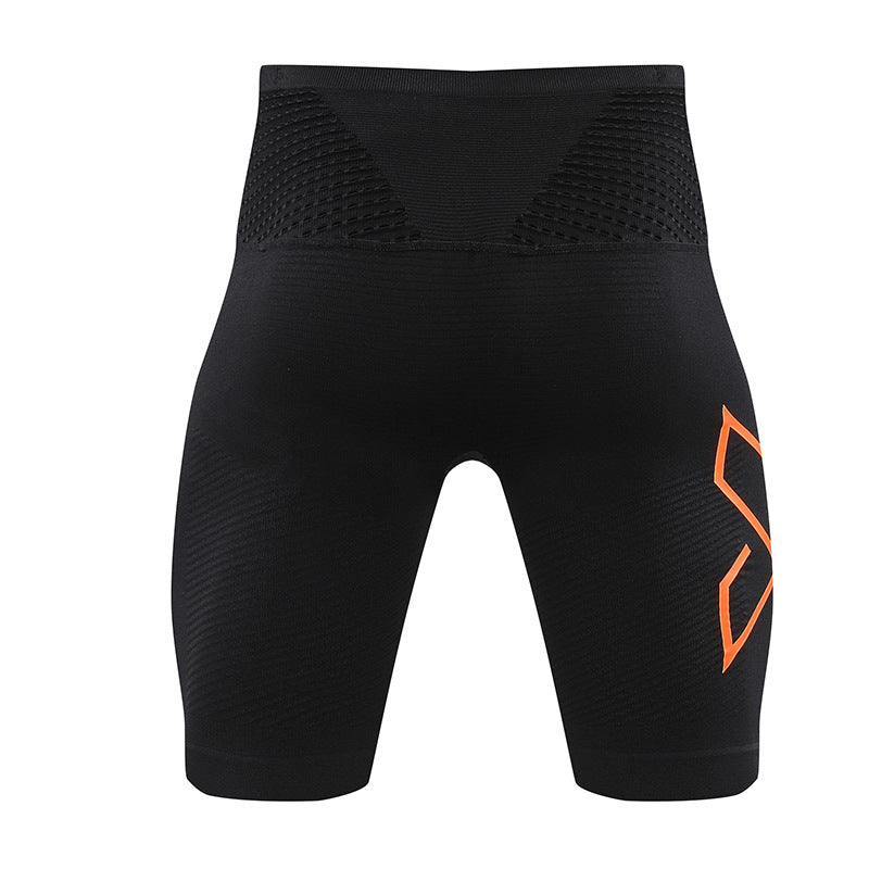 Summer Marathon Men's and Women's Quick-drying Running Shorts Sports Tight Stretch Compression Pants Morning Run Fitness Shorts