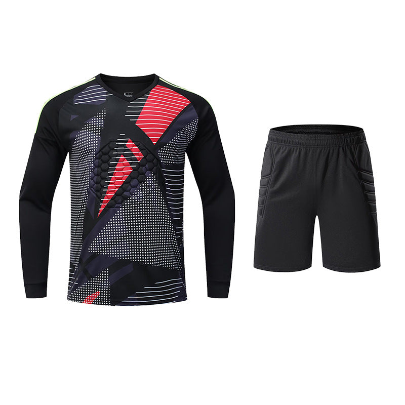 Camouflage Football Goalkeeper Uniform - Men's & Women's Game Jersey Set