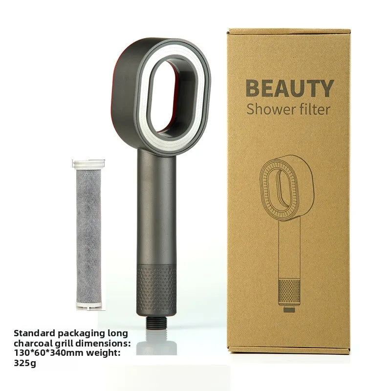 Filter Shower Head High Pressure Beauty Rain Faucet Showerhead Filtration Purification Bathroom Accessories Filtered Water