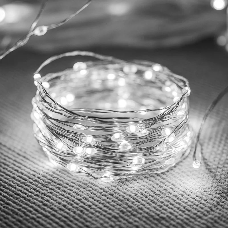 LED String Light 1/2/3/5/10M Waterproof String Lights Holiday Decoration  Fairy Lights Outdoor Garden Christmas String Lights