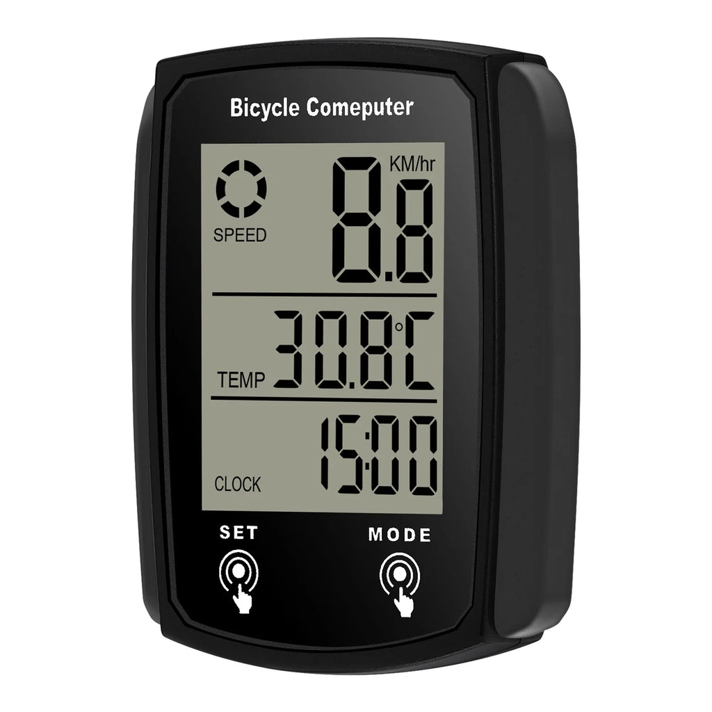 Bicycle Computer LCD Digital Wired Cycling Computer Speedometer Bike Speed Odometer With Backlight bike Accessories
