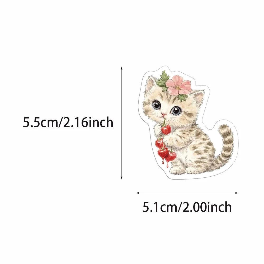 50PCS Aesthetic Pinterest Sticker DIY Diary Phone Case Handmade Scrapbook Aesthetic Stickers