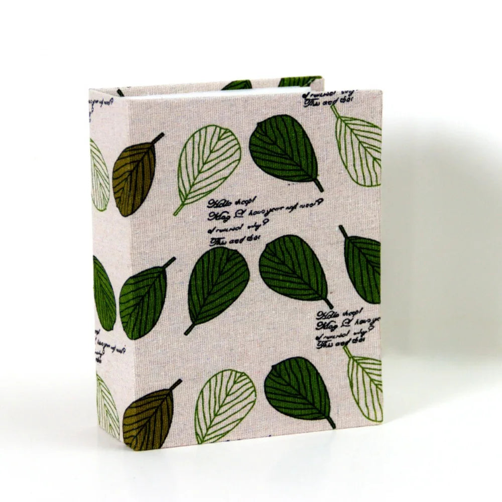 New 100 Pockets Photo Album 4x6 Photos Small Scrapbook Album Linen Cover Slip-in Picture Albums DIY Writable Photo Storage