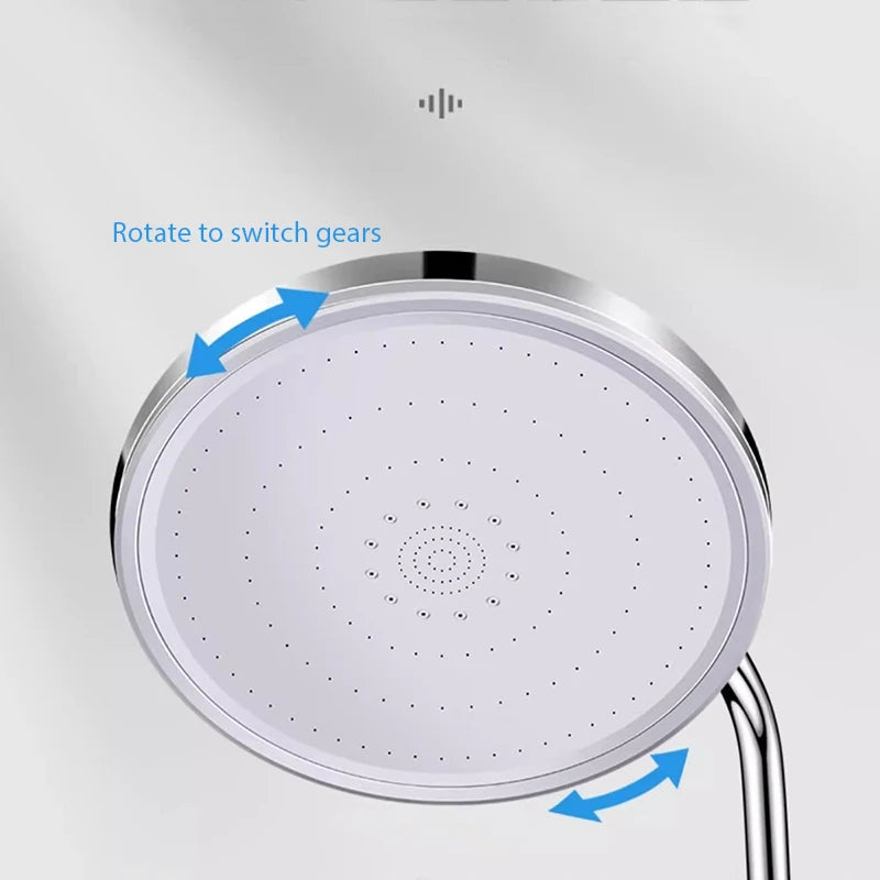 6 Modes Rainfall Shower Head Bathroom High Pressure Top Rain Shower Heads Shower Faucet Accessories With Filter