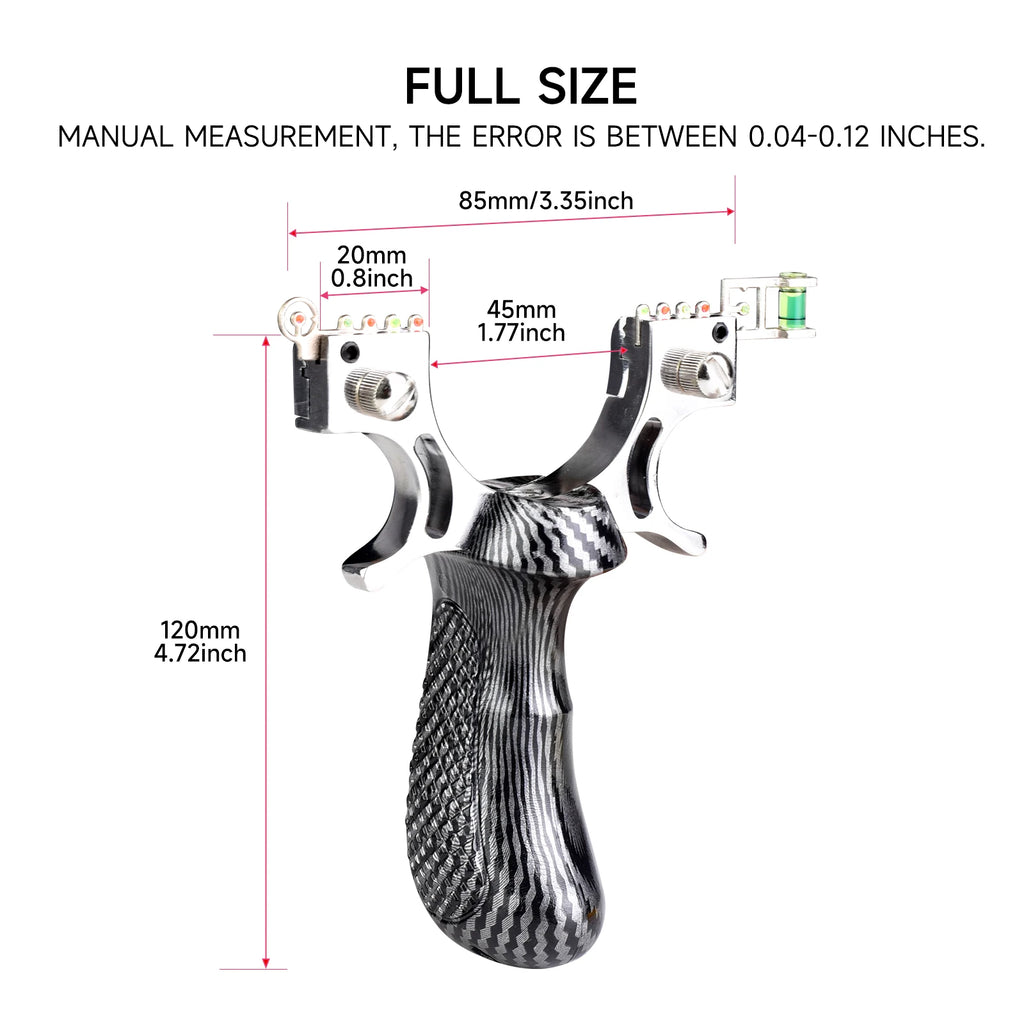 Strong Aiming Slingshot, High-quality Metal Anti Slip Handle Sling Shot, Outdoor Hunting Shooting Slingsshot, Practice Package