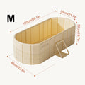 1PC large foldable non inflatable bathtub, portable bathtub, suitable for indoor and home courtyard bathtubs