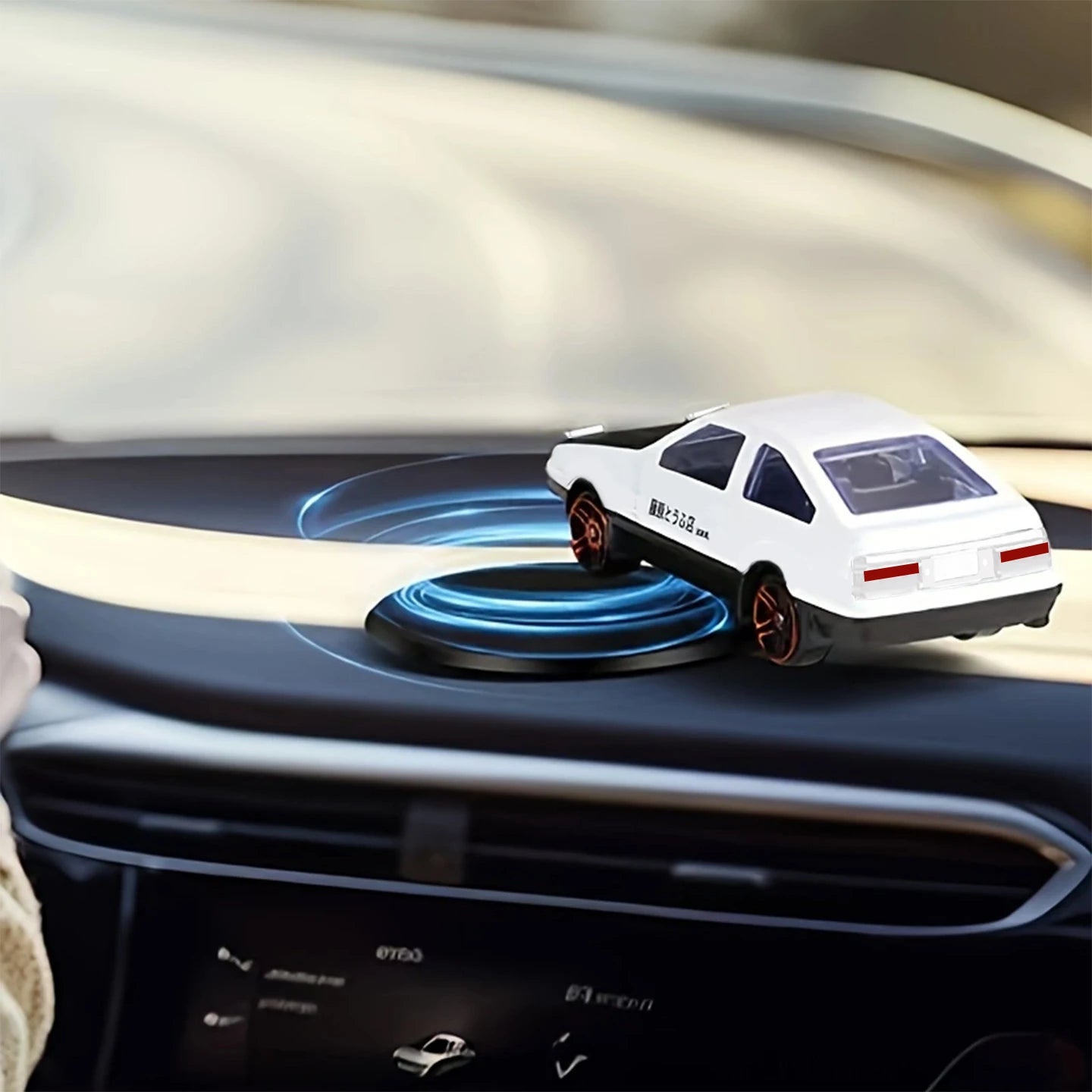 Fishtailing Drifting Car ornament dashboard wagging swing turn move cool fun sports racing model interior accessories decoration