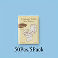 Disposable Toilet Seat Cover Portable Travel Camping Hotel Bathroom Toilet Mat Pads Degradable Soluble Water Toilet Covers Paper