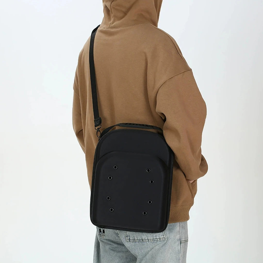 Portable Carrier Case Caps Storage Hard Shell Hat  Outdoor Travel Hat Protective Box Hat Travel Case Baseball Cap Carrying Bag