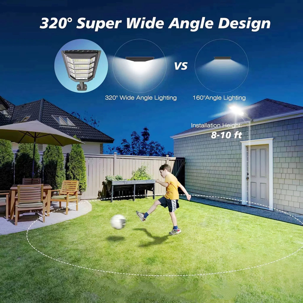 Solar Light for Outdoor Solar Lamp Dusk To Dawn Street Lights Waterproof Safety Lighting for Garden Garage Door