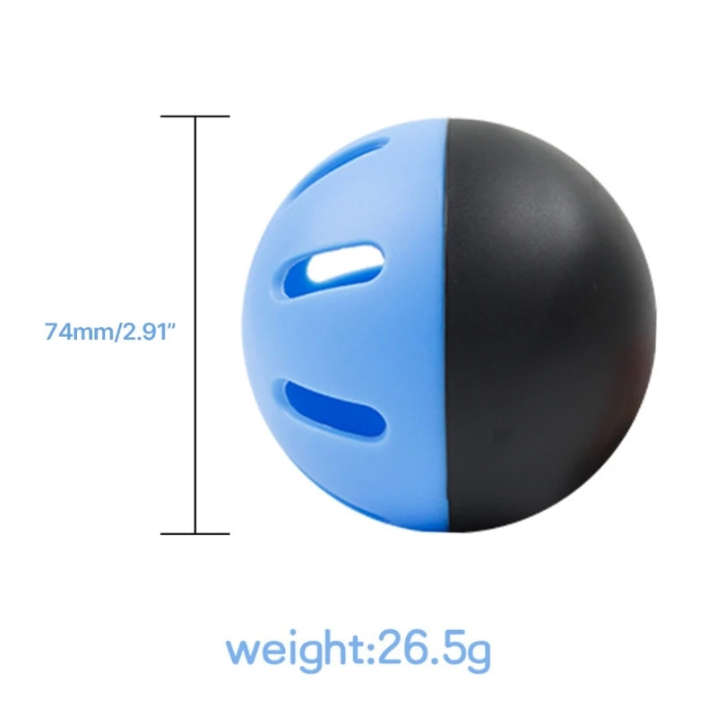 Baseball Practice Baseballs EVA Hollows Airflow Soft Training Baseball Practice Ball for Hitting Training In/Outdoor Use