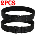 Neutral Wide Nylon Tactical Belt, Camouflage Oxford Cloth Design, Sturdy Waist Strap for Outdoor Mountaineering, Work & Training