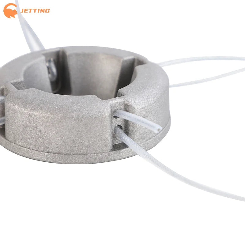 1PCS Aluminum Alloy Lawn Mower Head With Nylon Steel Lawn Mowing Line Lawn Mower Replacement Parts Universal