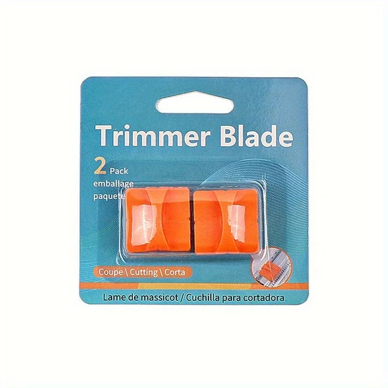 2pcs/4pcs Paper cutter replacement blade paper trimmer cutting paper cutter blade refilling A4 black and white paper trimming