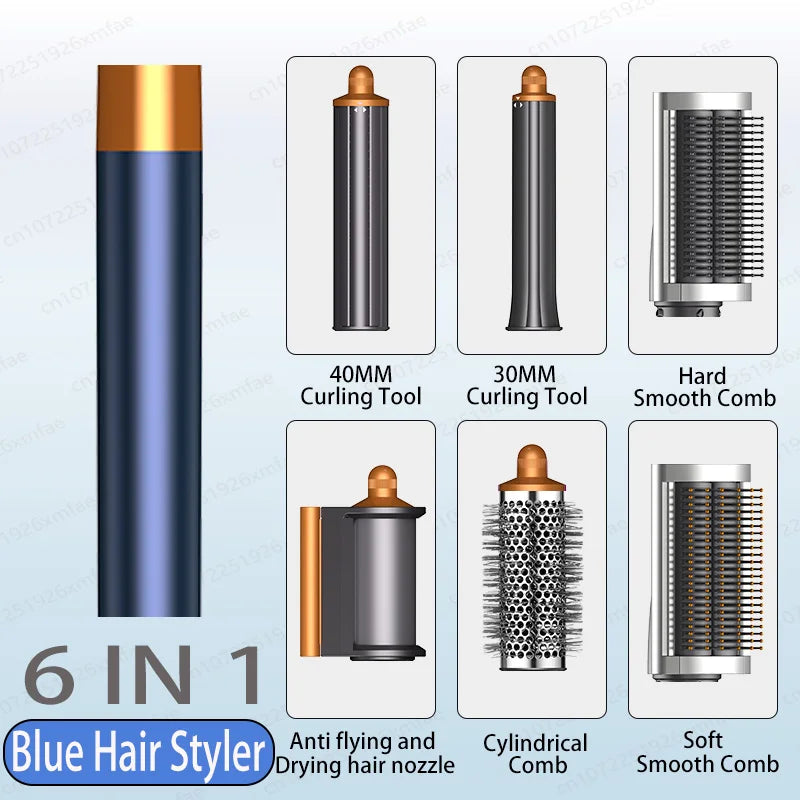 6-in-1 High-Speed Hair Styler & Dryer Brush – 110,000 RPM Negative Ionic Blow Dryer
