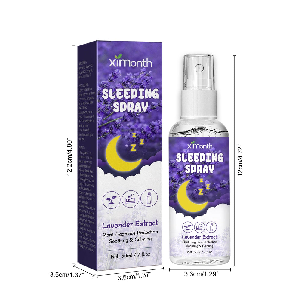 Lavender Sleep Spray Relieves Anxiety Relaxes Body & Mind Helps Improve Sleep Quality Relieves Anxiety&Helps People Fall Asleep