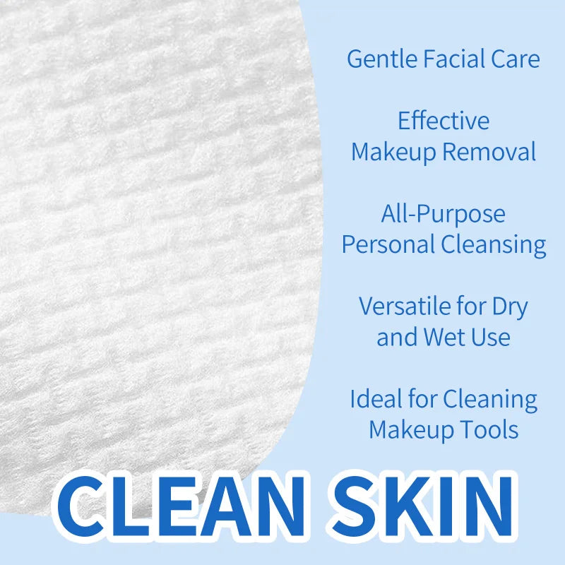 Disposable Face Towel Facial Cleansing Wipes Thick Large Makeup Remover Scrubber Beauty Skincare Trave