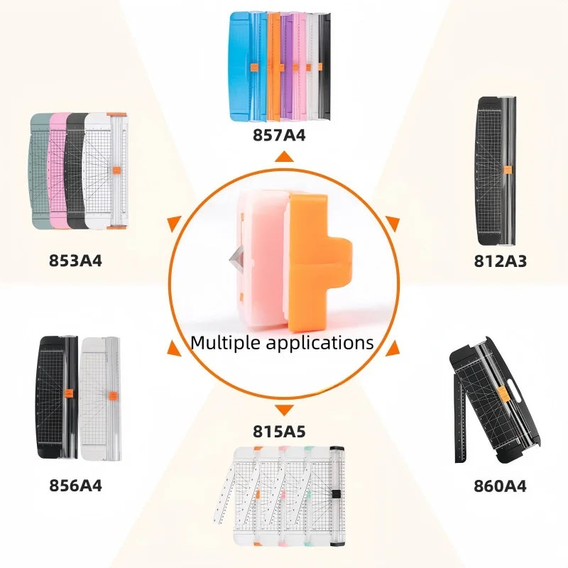 Manual Paper Replacement Blades A4/A5 Trimmer Spare Knife Desktop Cutter Metal Blade for DIY Photo Trimmers Scrapbooking Supply