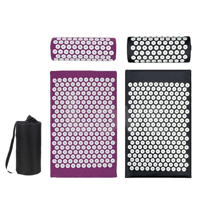 1PC/SET Massager Cushion Acupressure Mat Pillow Relieve Stress Back Pain Massage for Acupuncture Yoga Muscle Relaxation
