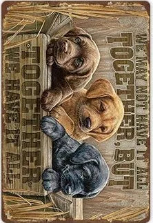 Hunting Sign Vintage Metal Sign Wooden House Wall Decor for Hunter Man Cave Gift Pistola  Metal Decorative 8 * 12 Inch
