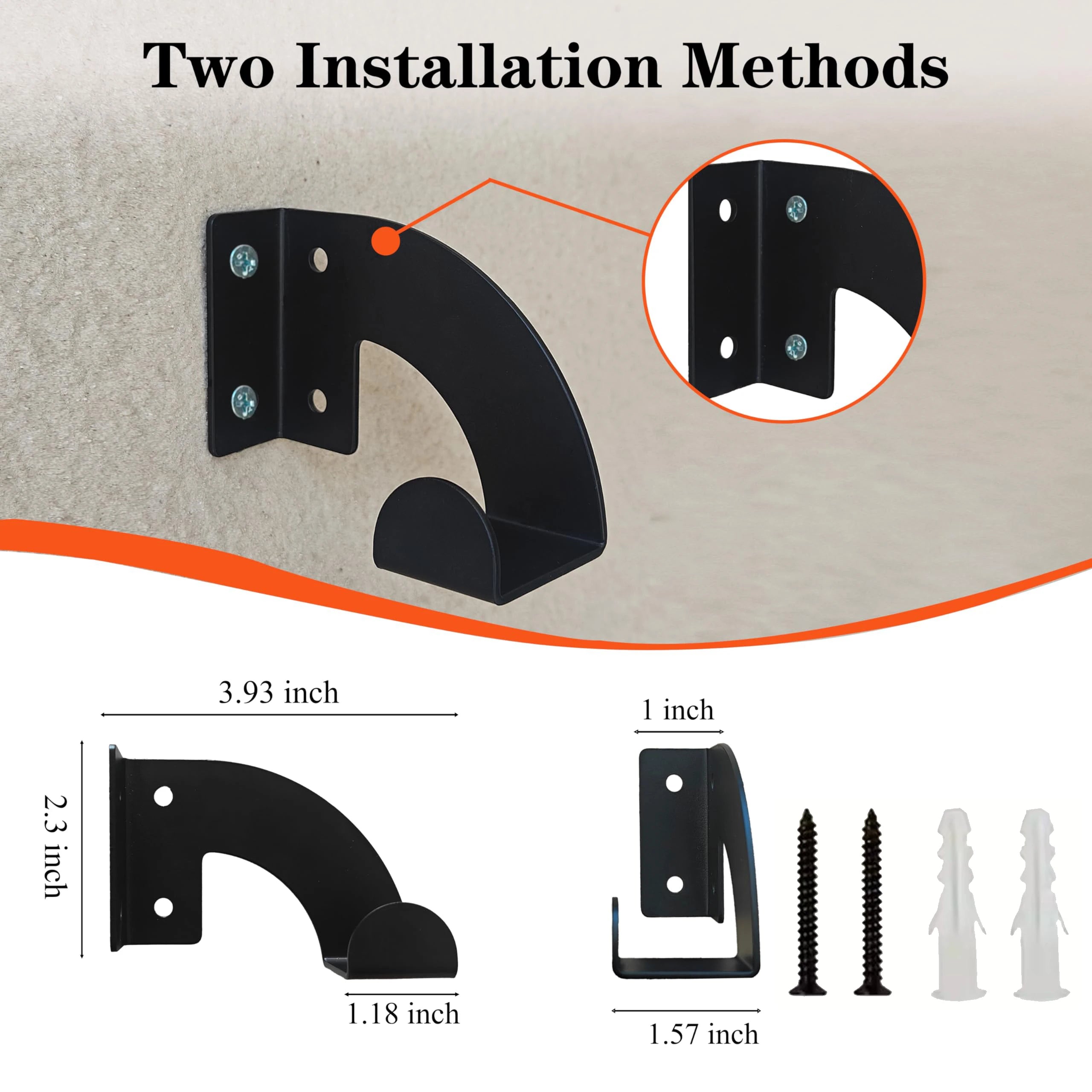 1/2 Tool Racks, Chainsaw Wall-Mounted Hanger, Heavy-Duty Chainsaw Hanger, Wall-Mounted Organizer, Metal Rack Tool Storage, for Workshop, Garage, Garden Use