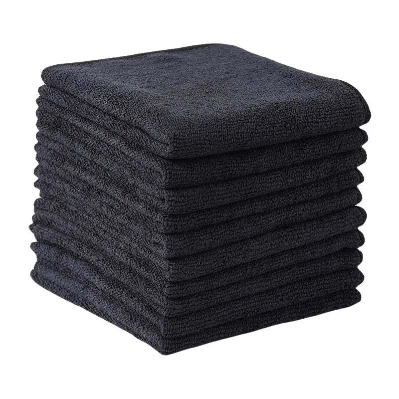 10/5/3/1pcs Thicken Microfiber Car Cleaning Towels Soft Quick Drying Windows Mirrors Wiping Rags Home Double Layer Clean Cloths