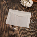 50pcs of Blank Semi-Transparent Self-Sealing Envelopes,Suitable for Invitations,Postcards,And Business Letters -Elegant European