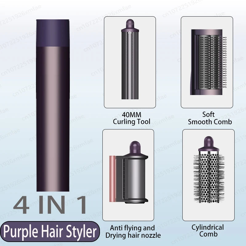 6-in-1 High-Speed Hair Styler & Dryer Brush – 110,000 RPM Negative Ionic Blow Dryer