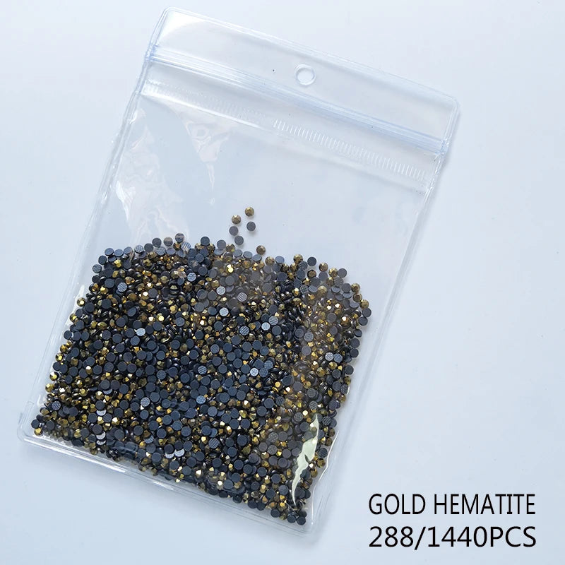 High Quality Glass Clear Hotfix Rhinestone  SS4-SS30 Hot Fix Rhinestones for Clothes Decorations DIY Wedding Dress Rhinestones