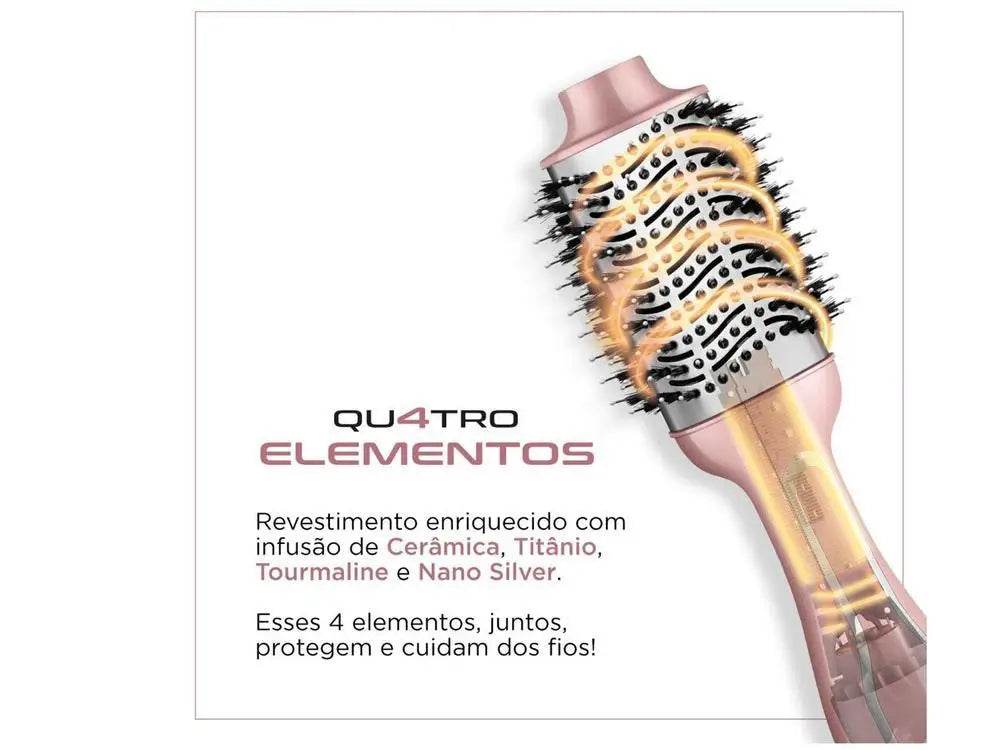 Mondial ES-JU-01 1200W Ceramic Dryer Brush – 3 Temperature Levels, Bivolt