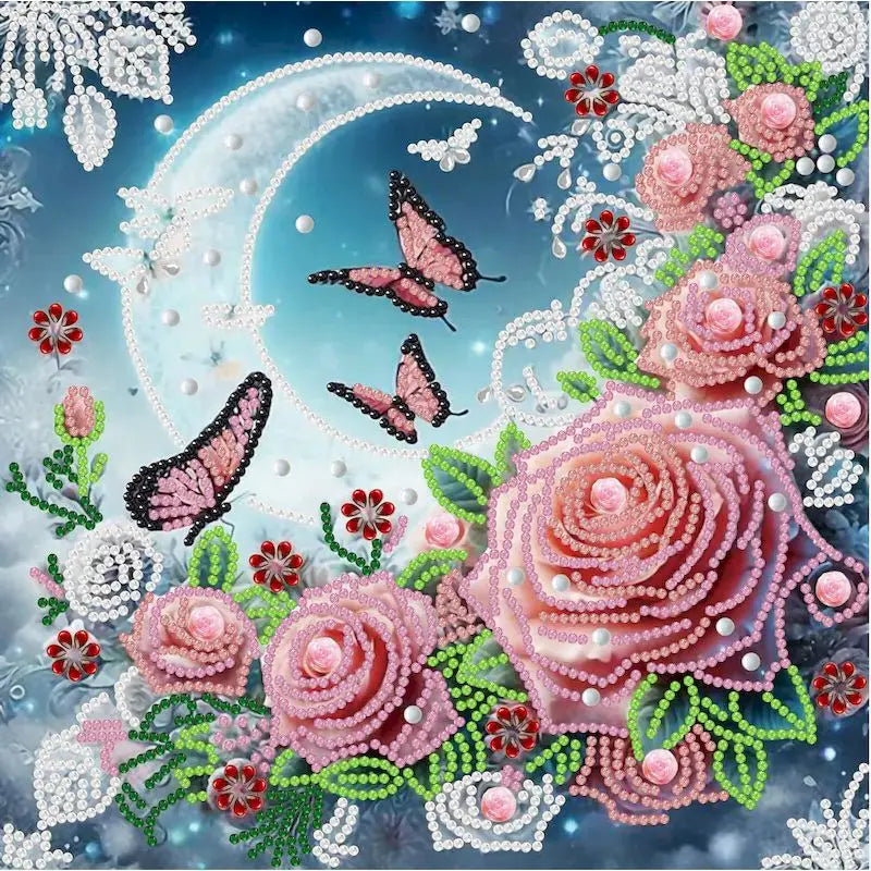 Diamond Painting Kits for Adults,Butterfly Special Shape Diamond Art for Beginners,Diamond Art Painting for Home Decoration Gift
