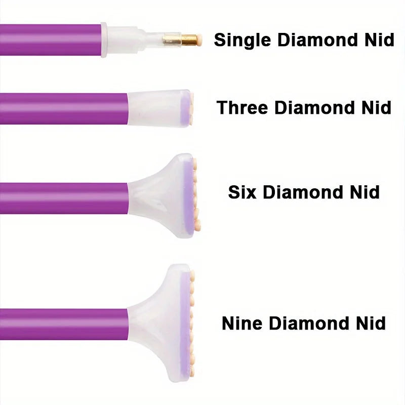 Diamond painting kit (29 pieces) DIY 5D diamond painting accessory combination kit, including diamond stitching pen, tweezers