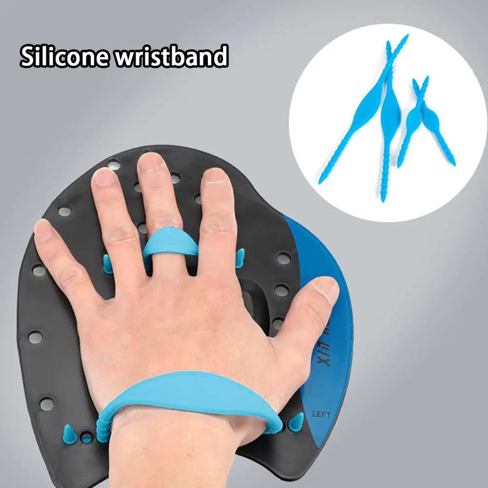 Swimming Training Hands Flippers Swim paddles Swimming Training Freestyle Swimming Frog Paddles With Adjustable Silicone Straps
