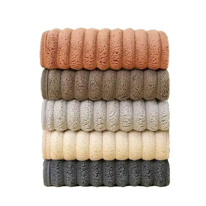New 5-Piece Luxury Soft Super Absorbent Hand Towel Set 11.8*11.8 Inch Quick Drying Washcloths For Household Daily Necessities