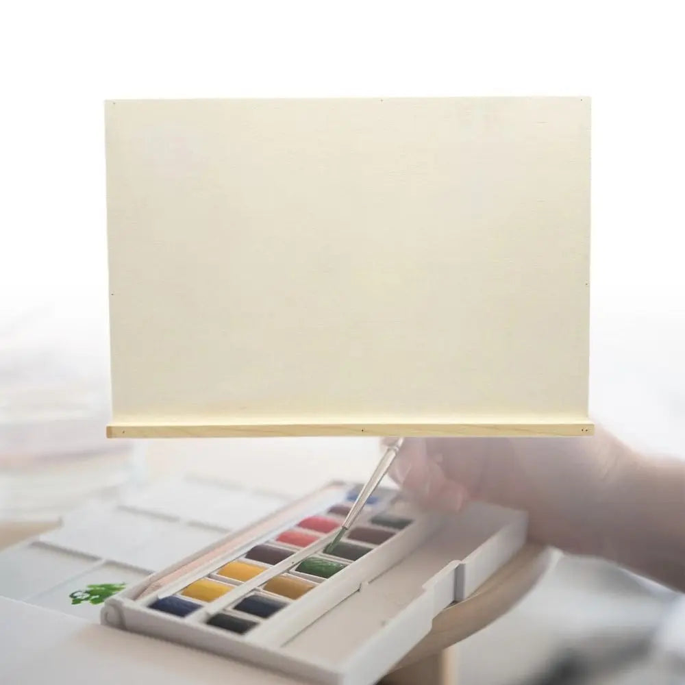 Foldable Tabletop Easel Lightweight Portable Wood Drawing Easel Art Supply Adjustable Sketching Painting Board Students Artist
