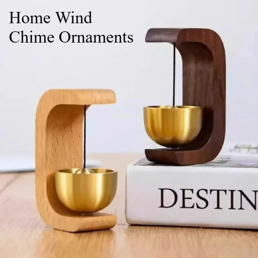 1pcs Magnetic Wind-bell Simple Doorbell Magnetic Inhalation Home Wind-bell Remind Bell Home Car Decoration Merry Christmas Gifts