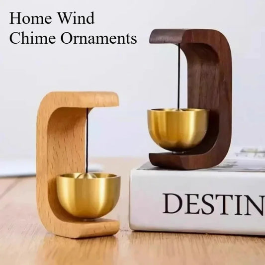 1pcs Magnetic Wind-bell Simple Doorbell Magnetic Inhalation Home Wind-bell Remind Bell Home Car Decoration Merry Christmas Gifts