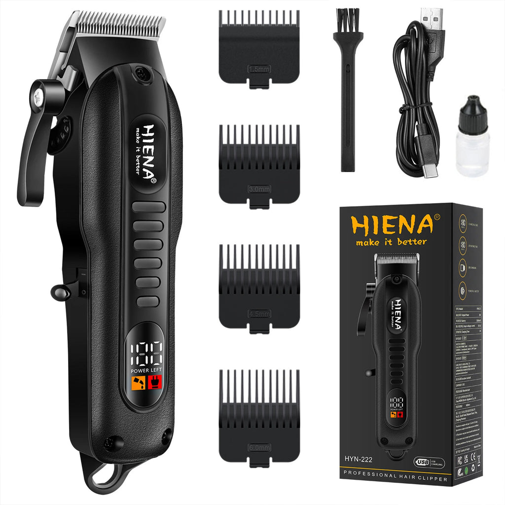 Professional Hair Clipper - Steel Blade Washable