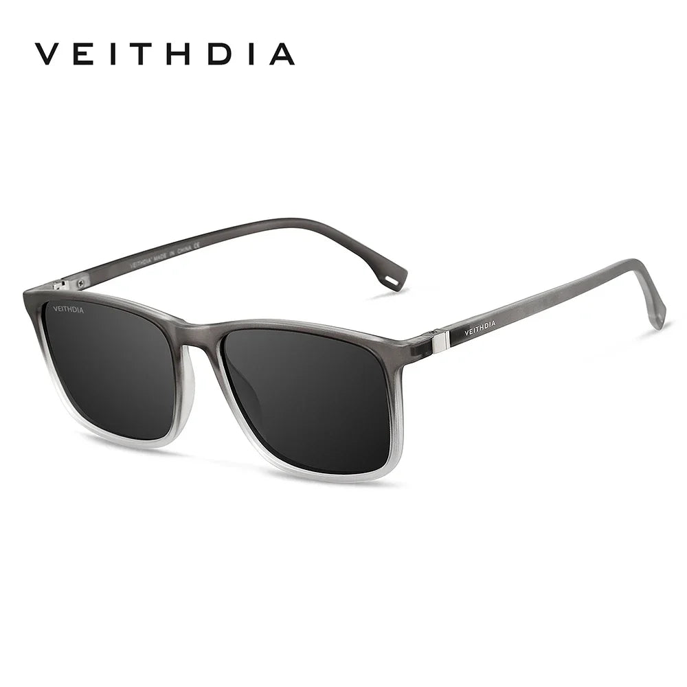 VEITHDIA Brand New Sunglasses Unisex Retro TR90 Sunglasses Polarized UV400 Lens Vintage Eyewear Sun Glasses For Men/Women 7521