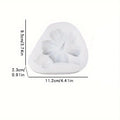 55 Compartment Heart Shape Silicone Candle Mold DIY Small Love Cake Chocolate Baking Mould Ice Tray Food Safe Kitchen Supplies