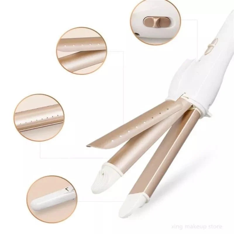 Hair Straightener & Curler - 2-in-1 Travel Size